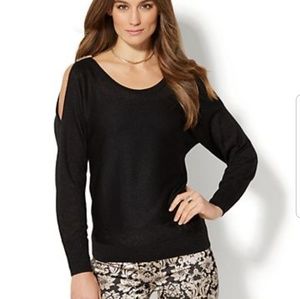 NY&Co Cold Shoulder Sweater